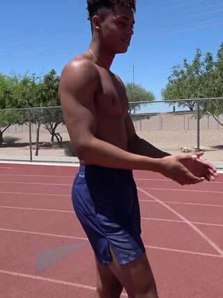 Tall Athletic Jock Ian Borne Jerks Big Cock