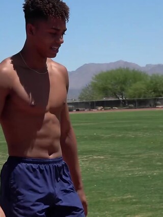 Tall Athletic Jock Ian Borne Jerks Big Cock