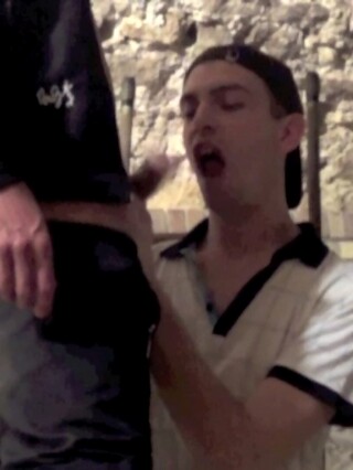 Hung gay Lyam Dylan makes his partner suck his big dick & fucks him doggystyle