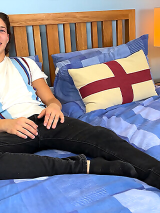 Ripped Straight Lad gets Manhandled by a Guy and his Uncut Cock is Rock Hard & Cums Big!