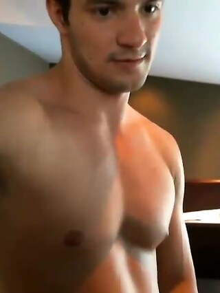Stunning Jock Shows Hole