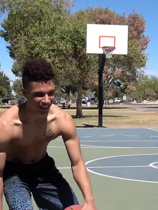 Athletic Basketball Stud Lonny Ball Jerks Off