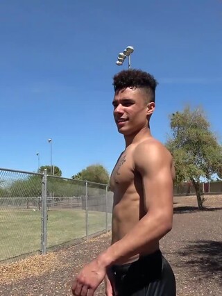 Athletic Basketball Stud Lonny Ball Jerks Off