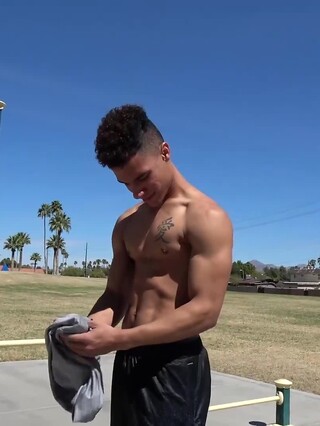 Athletic Basketball Stud Lonny Ball Jerks Off