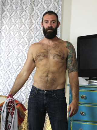 George Glass mature solo by Hot Older Male